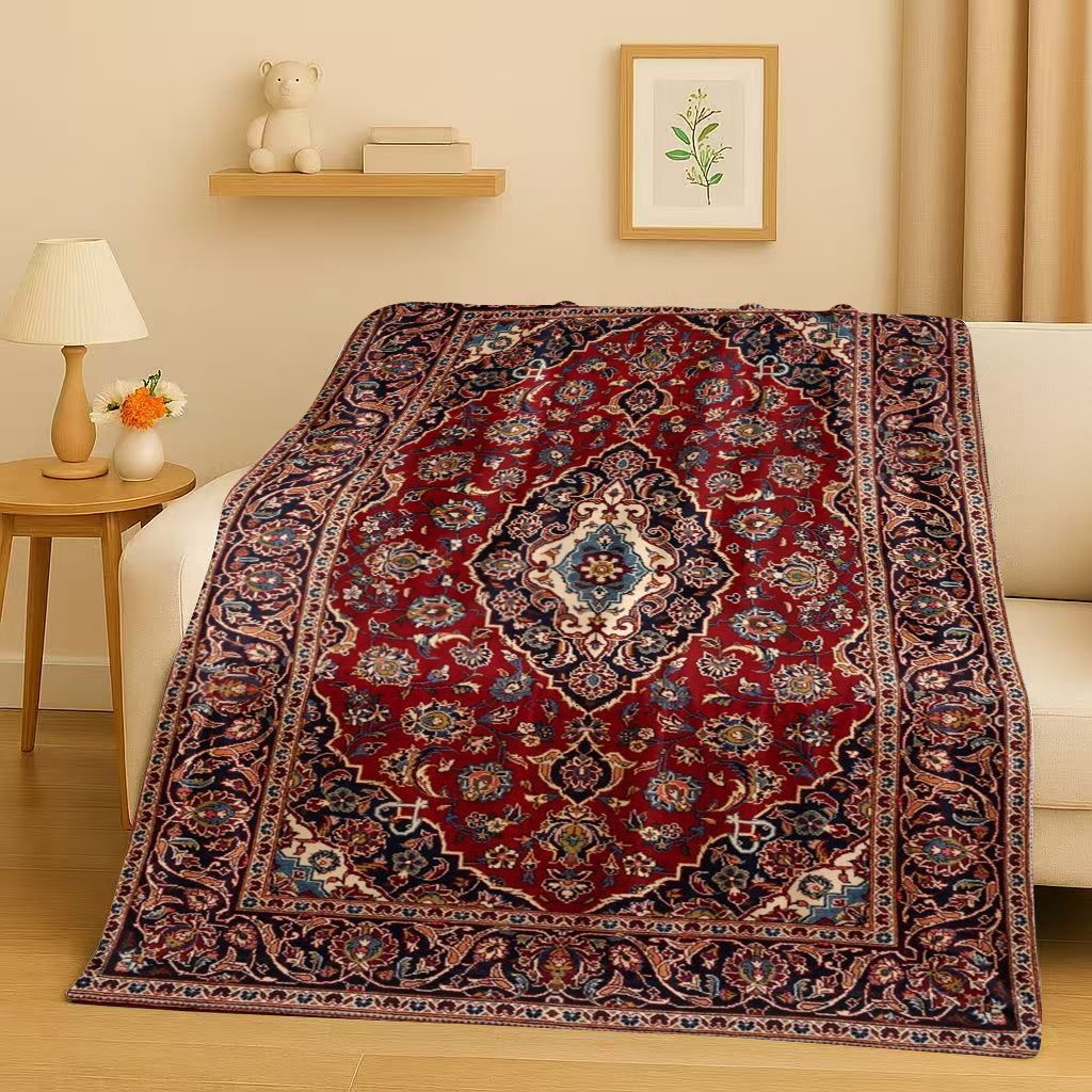 Home Textiles Turkey - Luxuriöse 3D-Flanelldecke mit persischer Türkei, böhmische