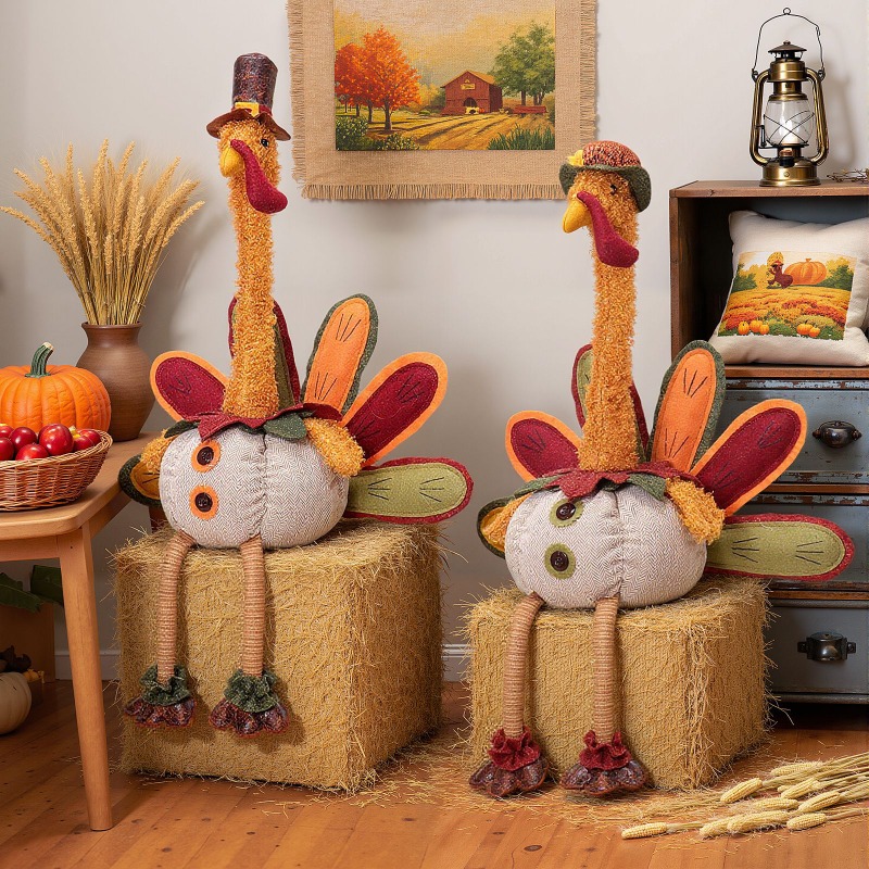 Home Textiles Turkey - Thanksgiving Türkei Puppe Herbst Party Desktop