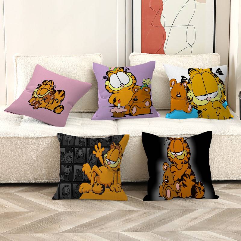 Home.Textiles Cushion - Anime G-Garfield Niedliche Katzen-Kissenhülle Kissenbezug Wohnzimmer