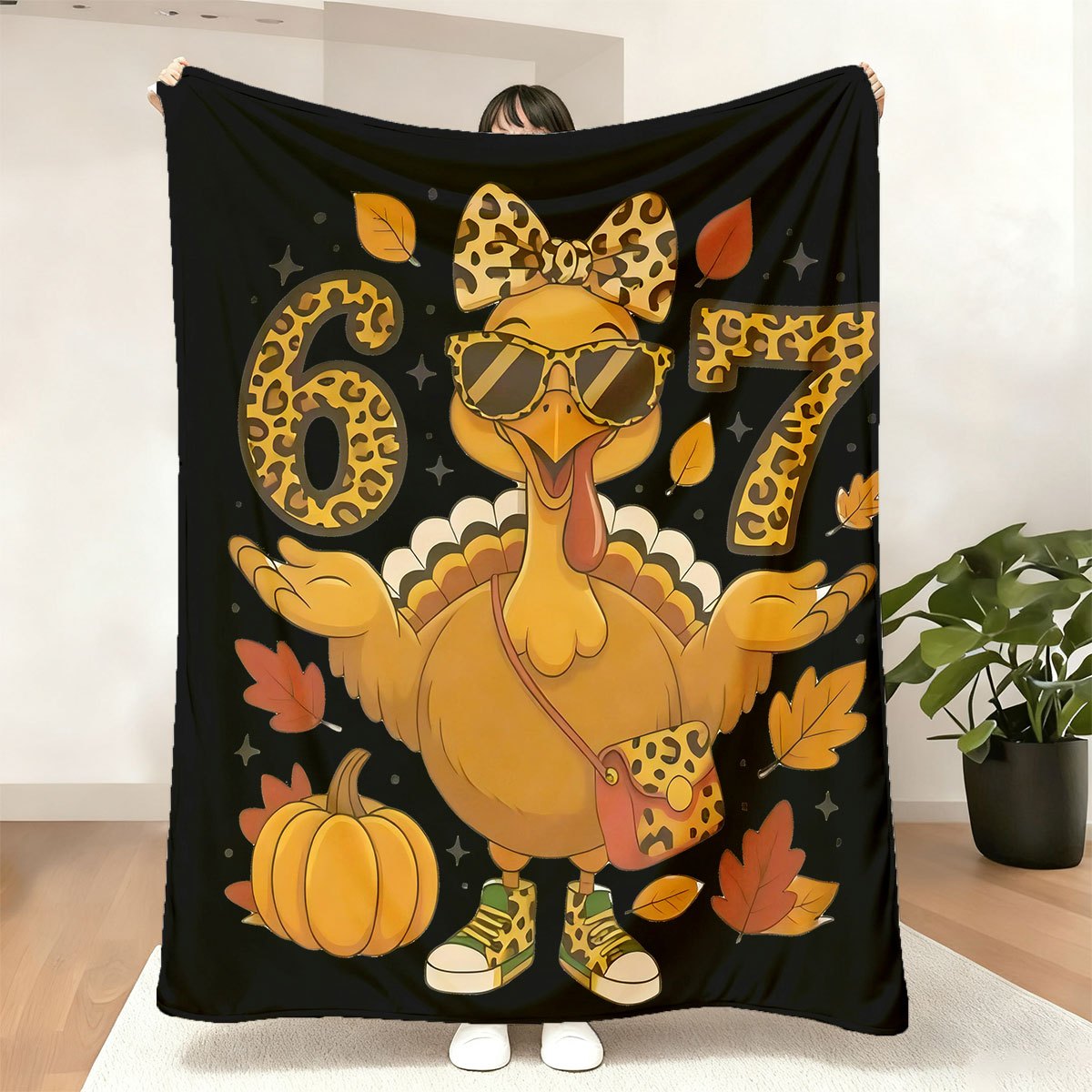 Home Textiles Turkey - Trend Digital 67-Decke mit Türkei-Flanell-Aufdruck, geeignet