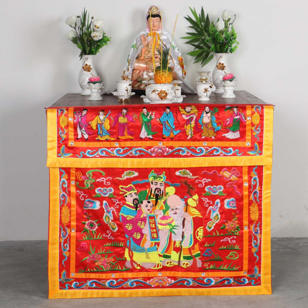 Home Textiles China - Buddhistischer Taoismus HOME Temple Worship Eight