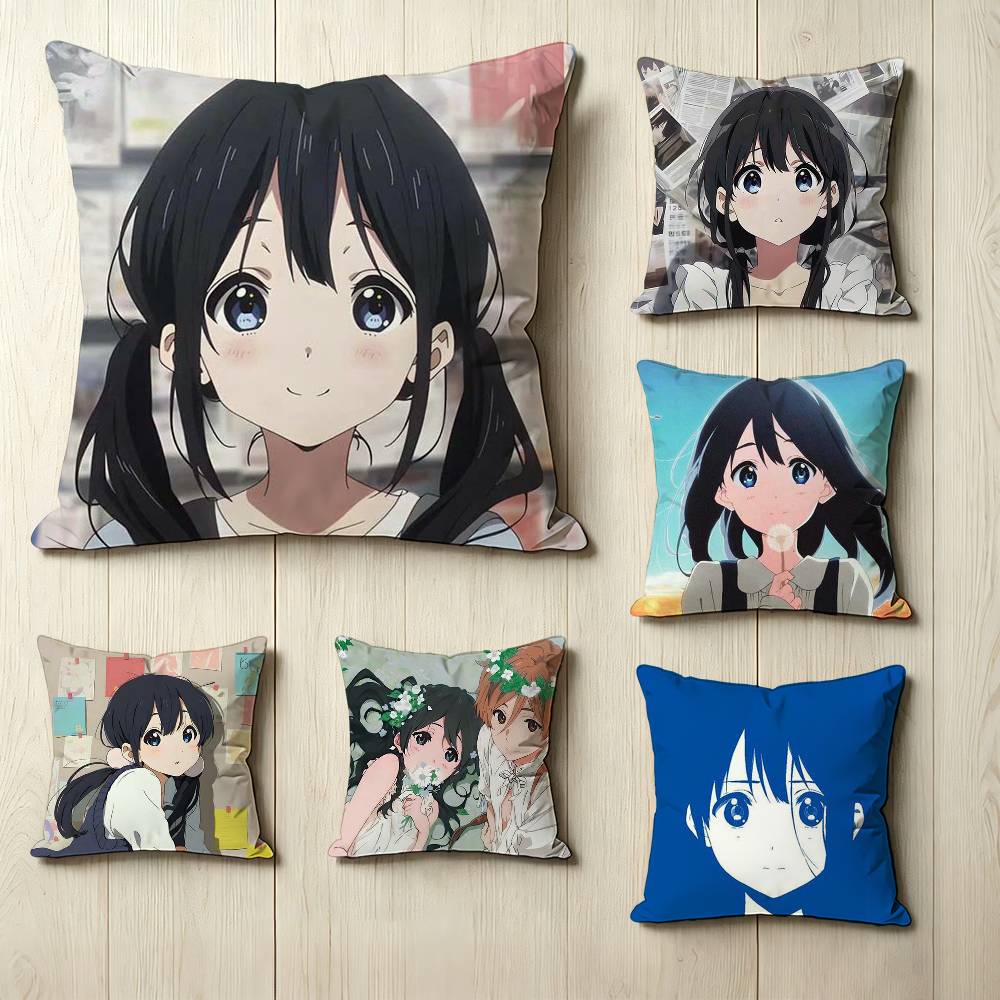 Home Textiles Market - T-Tamako Market Anime K-Kitashirakawa Tamako Kissenbezug,