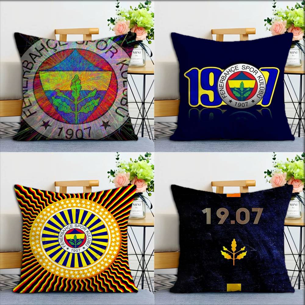 Home Textiles Turkey - Turkey F-FenerbahceS-E World Quadratischer Kissenbezug in