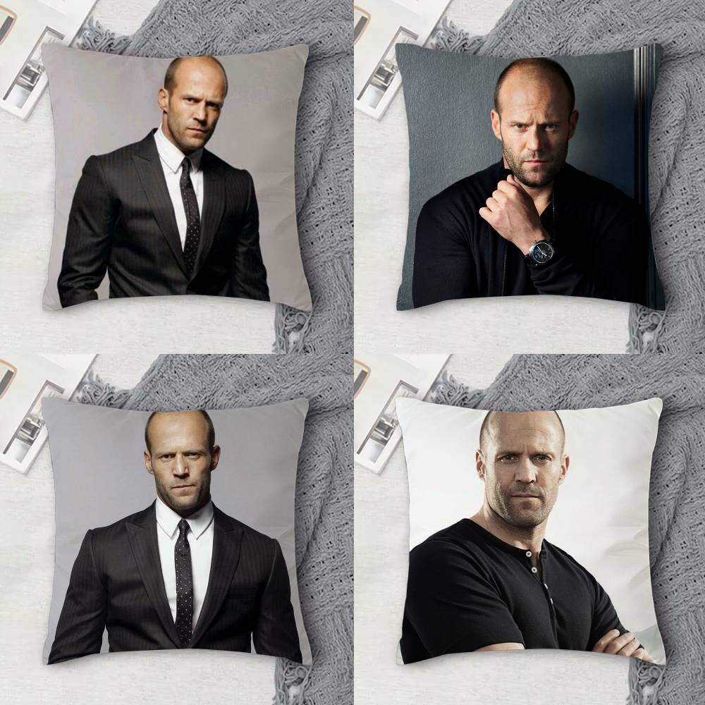 Home.Textiles Cushion - J-Jason Statham Doppelseitig bedruckter, quadratischer, dekorativer