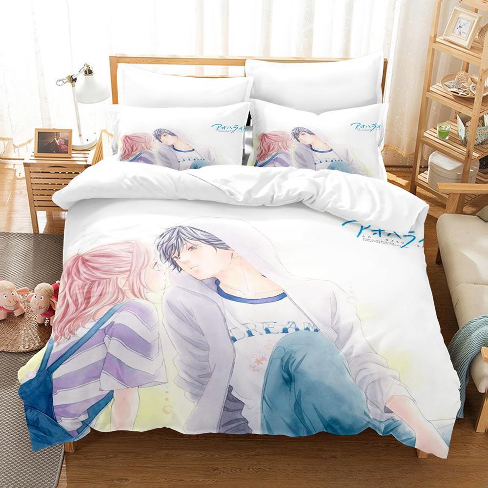 Home Textiles Bedding - 3d Druck Anime Ao Haru Fahrt