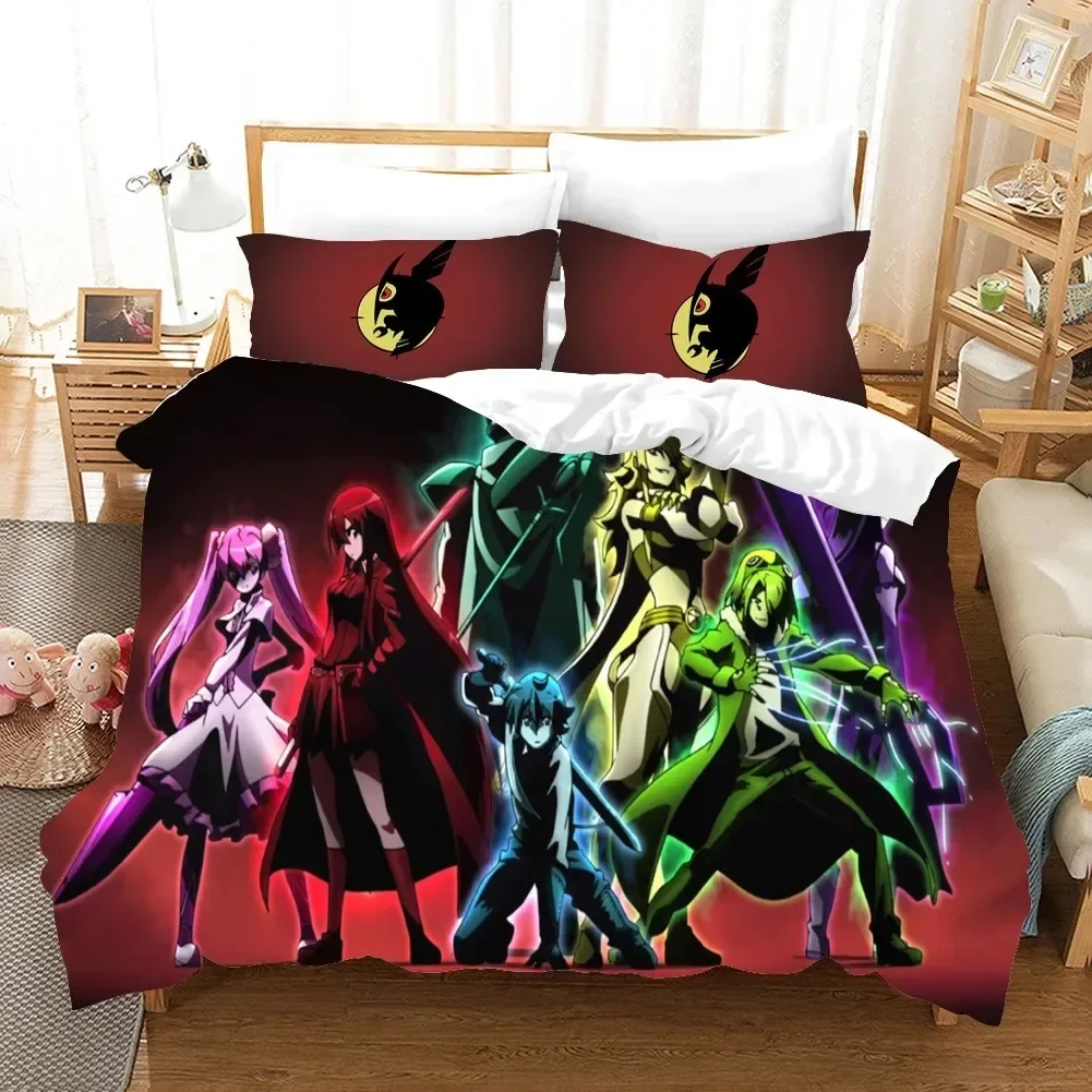 Home Textiles Bedding - Anime Akame ga KILL Bettwäsche-Set, bedruckter