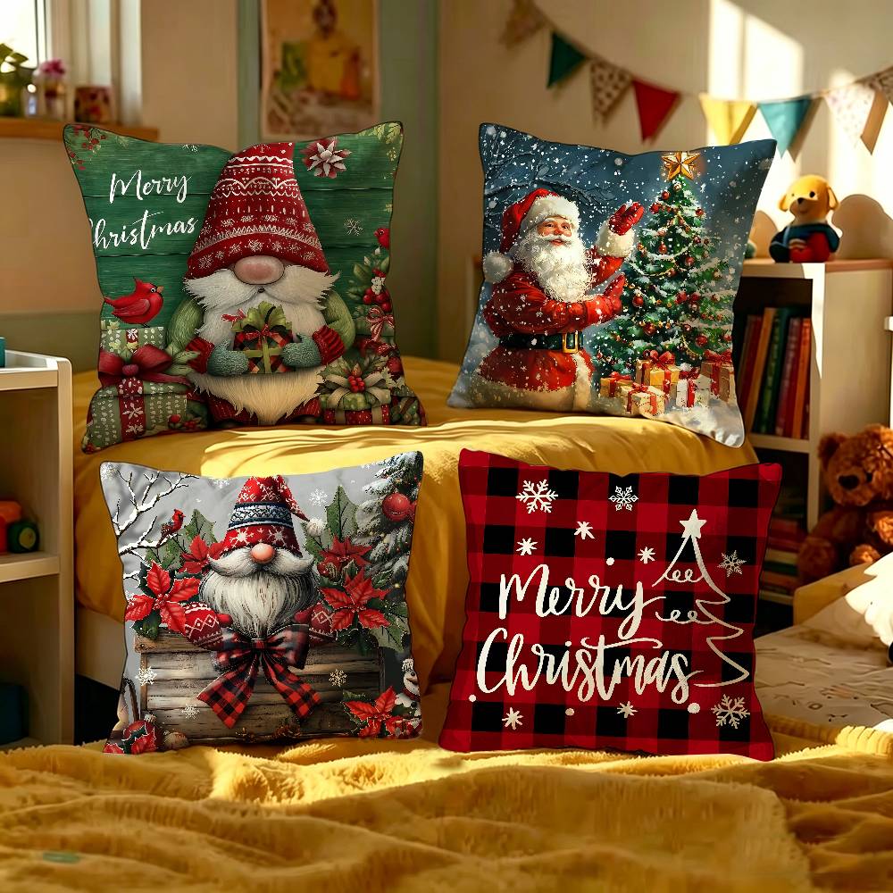 Home.Textiles Cushion - Festliche Weihnachts-Kissenbezüge Cartoon-Sofa Dekorative Heimdekoration Beidseitig