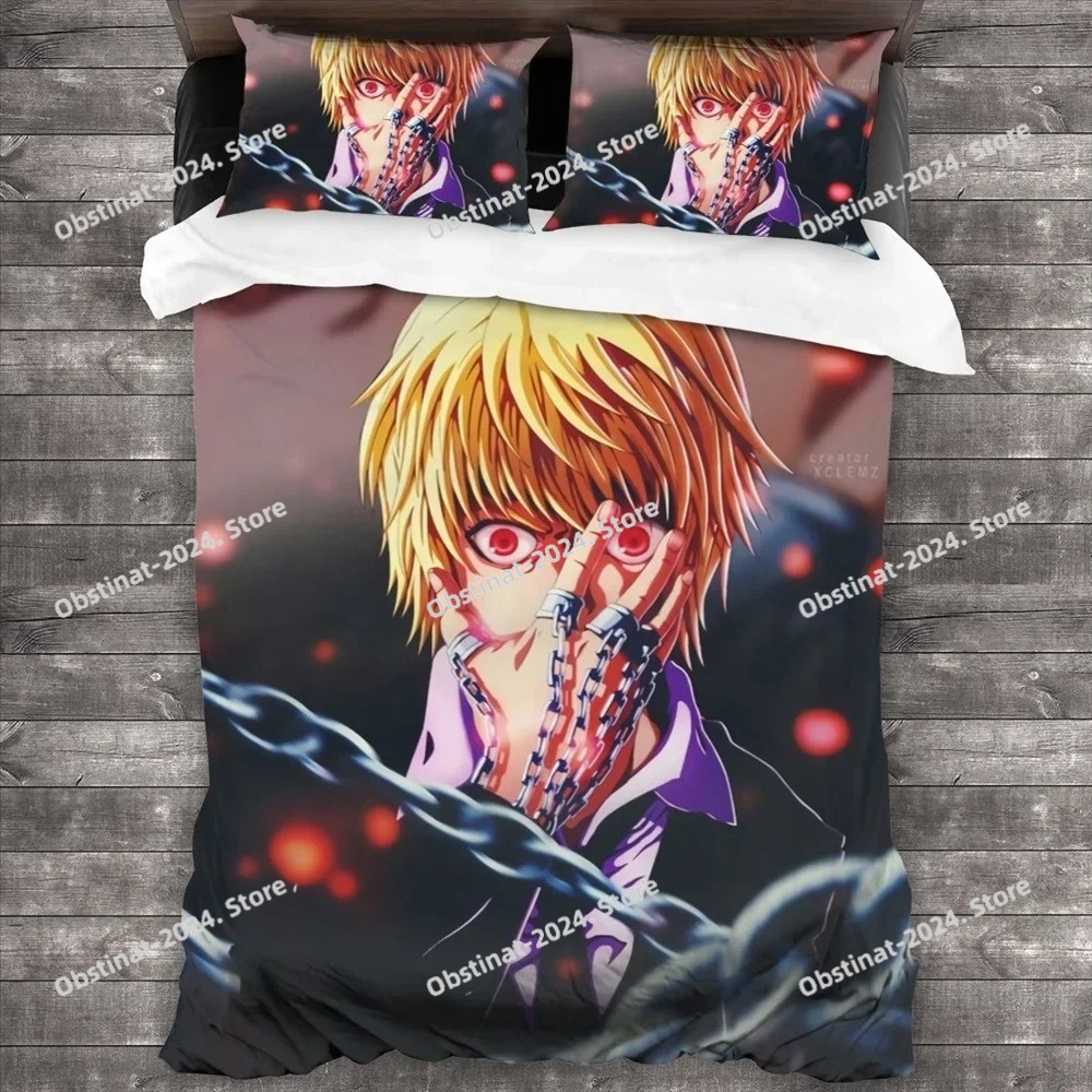 Home Textiles Bedding - Anime Hunter X Hunter Bettwäsche-Set, 3-teilig,