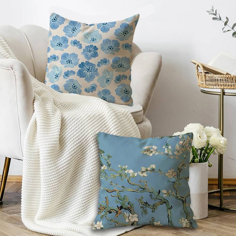 Abstrakter Blumenmarkt Kissenb – Home Textiles Market Bewertung und Preis