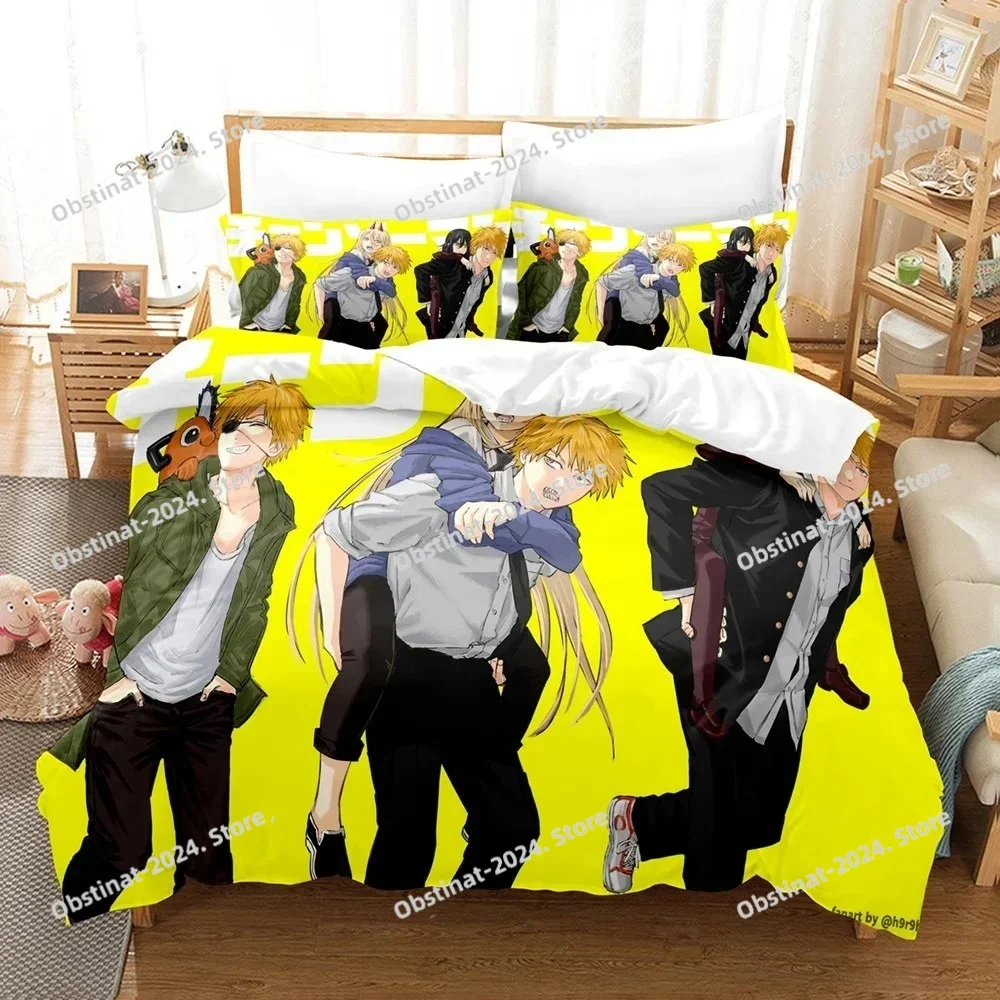 Chainsaw Man Bedding Set Duvet – Home Textiles Bedding Bewertung und Preis