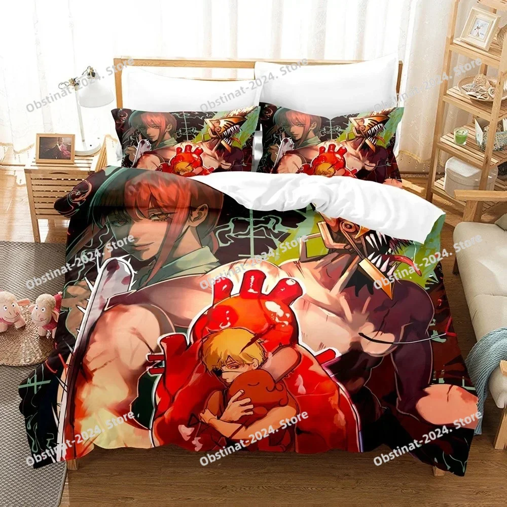 Chainsaw Man Bedding Set Duvet – Home Textiles Bedding Bewertung und Preis
