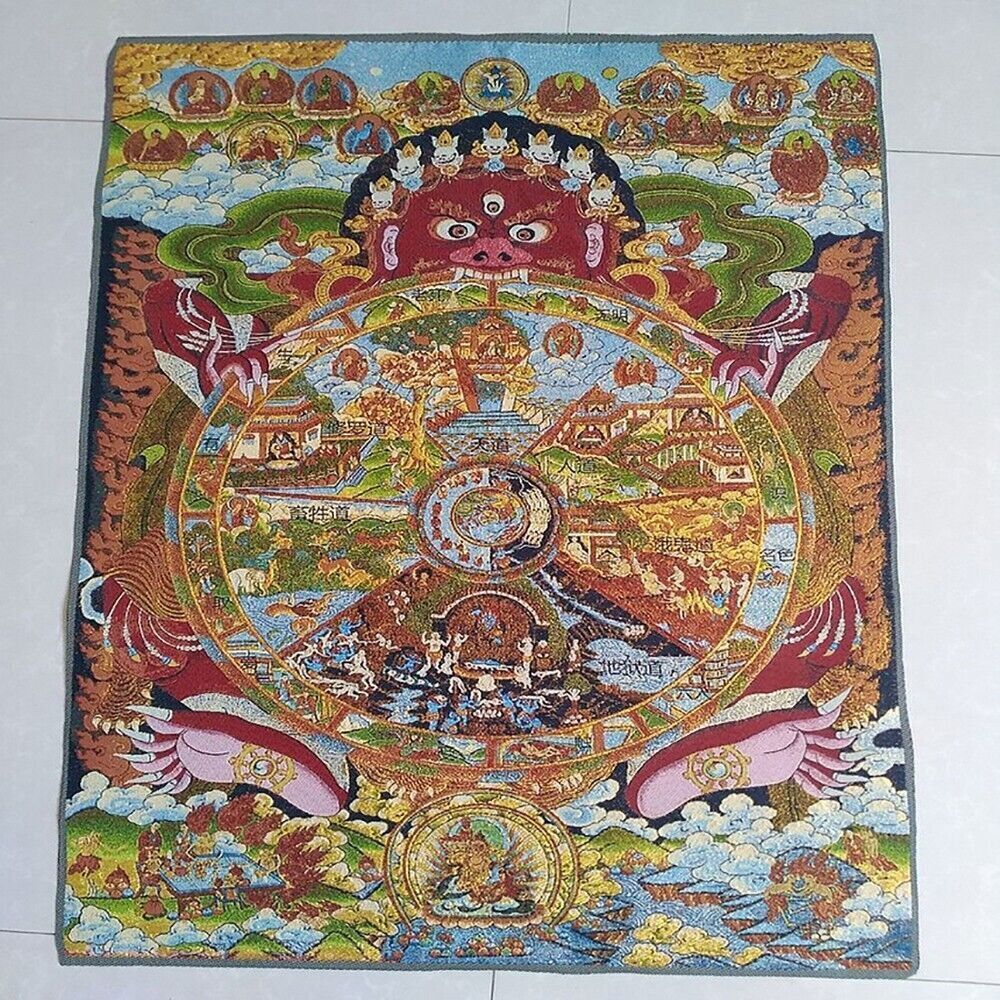 Buddhistische Schutzengel-Seid – Home Textiles China Bewertung und Preis
