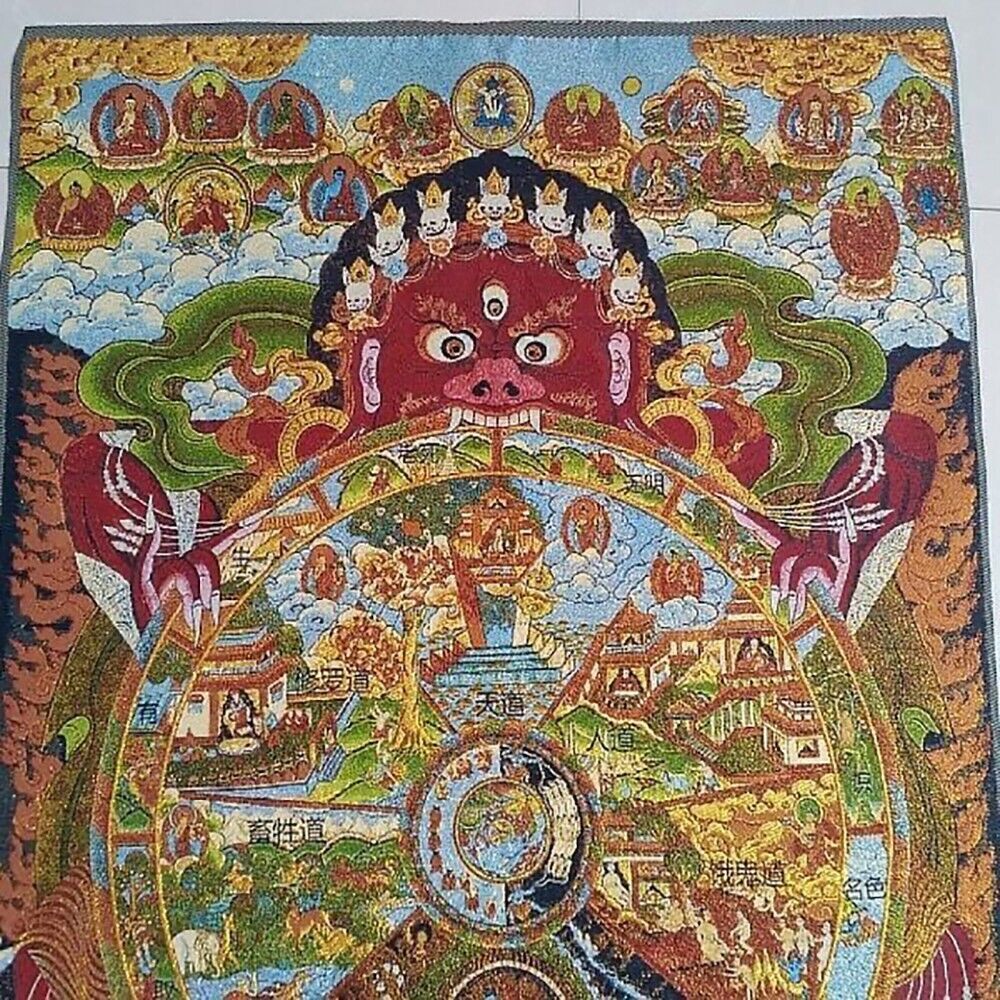 Buddhistische Schutzengel-Seid – Home Textiles China Bewertung und Preis