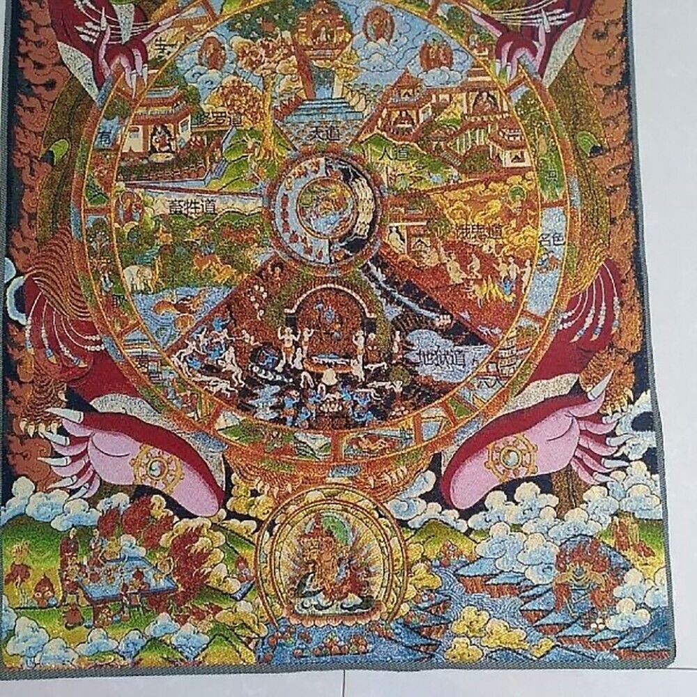 Buddhistische Schutzengel-Seid – Home Textiles China Bewertung und Preis