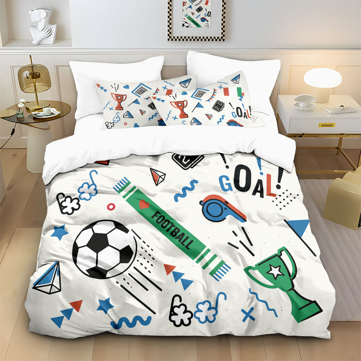 3-teiliges Bettbezug-Set im Fu – Home Textiles Bedding Bewertung und Preis