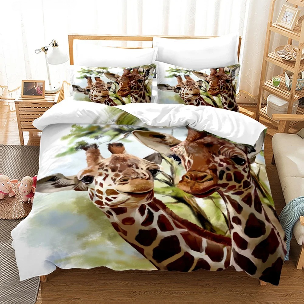 Afrikanische Tiere Giraffe Son – Home Textiles Bedding Bewertung und Preis