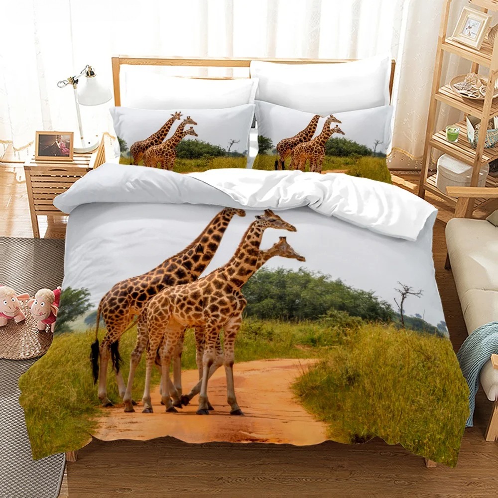 Afrikanische Tiere Giraffe Son – Home Textiles Bedding Bewertung und Preis