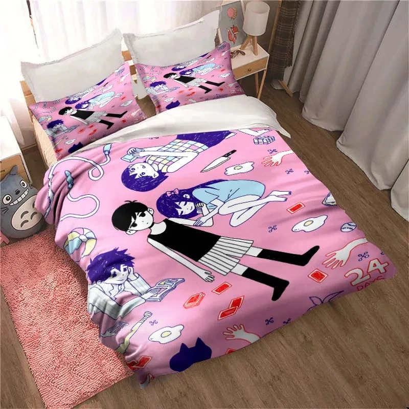 Mode 3D Gedruckt Anime Omori B – Home Textiles Bedding Bewertung und Preis